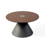 Wooden Rounded T-shape Teapoy