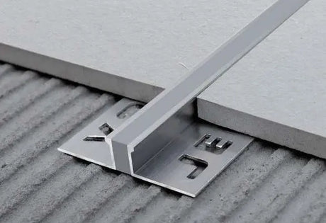 Tile Trim Aluminum-AML782-PL-12.5H-13W(GY)-  Grey Silicone BuyonBudget