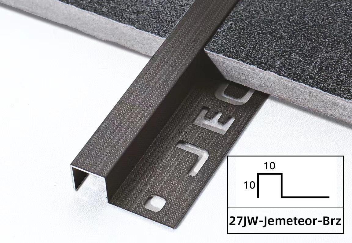 Tile Trim – Stainless Steel Jemetear Bronze SBP017-27JW-10H-10W