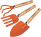 Tnta 3pc Garden Tool Set Wood
