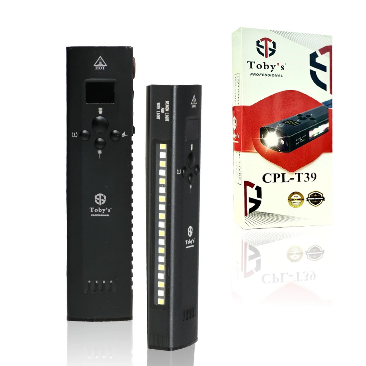 Toby’s CPL-T39 Dual LED Flashlight with 1200LM Turbo, Work Light, Beacon & RGB Flash