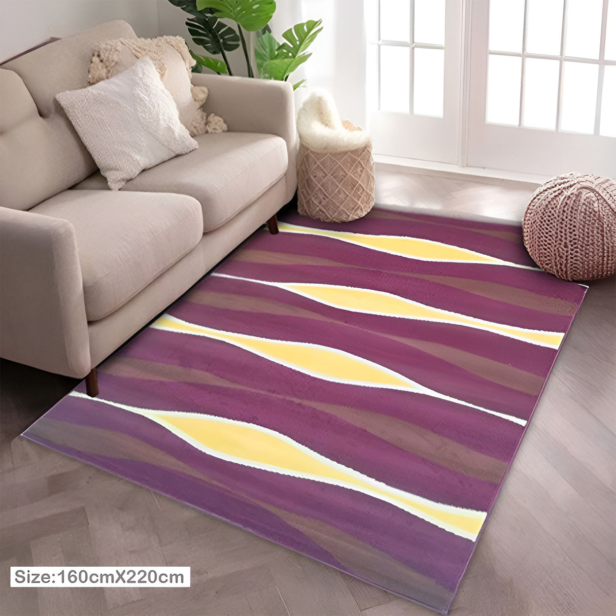 سجادة غرفة نوم مطبوعة تقليدية