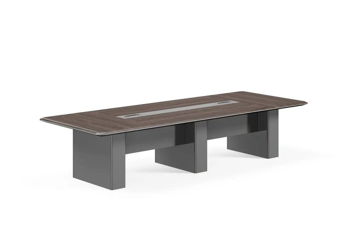 V9-528A CONFERENCE TABLE 2800*1080*760 Greyoak Wood