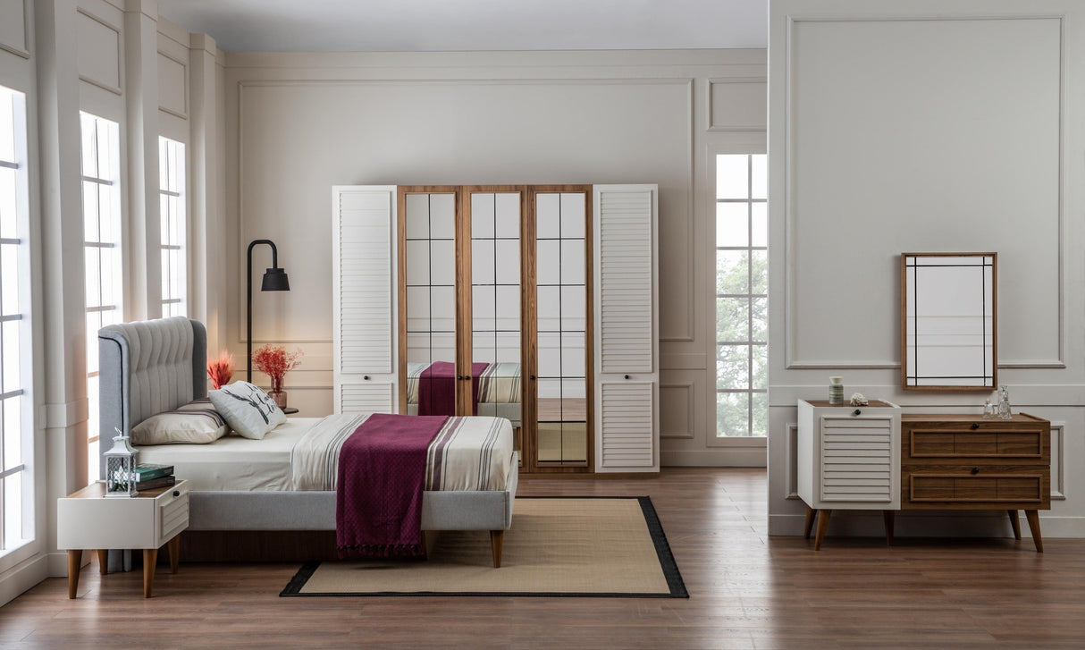 VERONA 6930 – Storage Bed 180×200 (Oud & Sedef Cream)