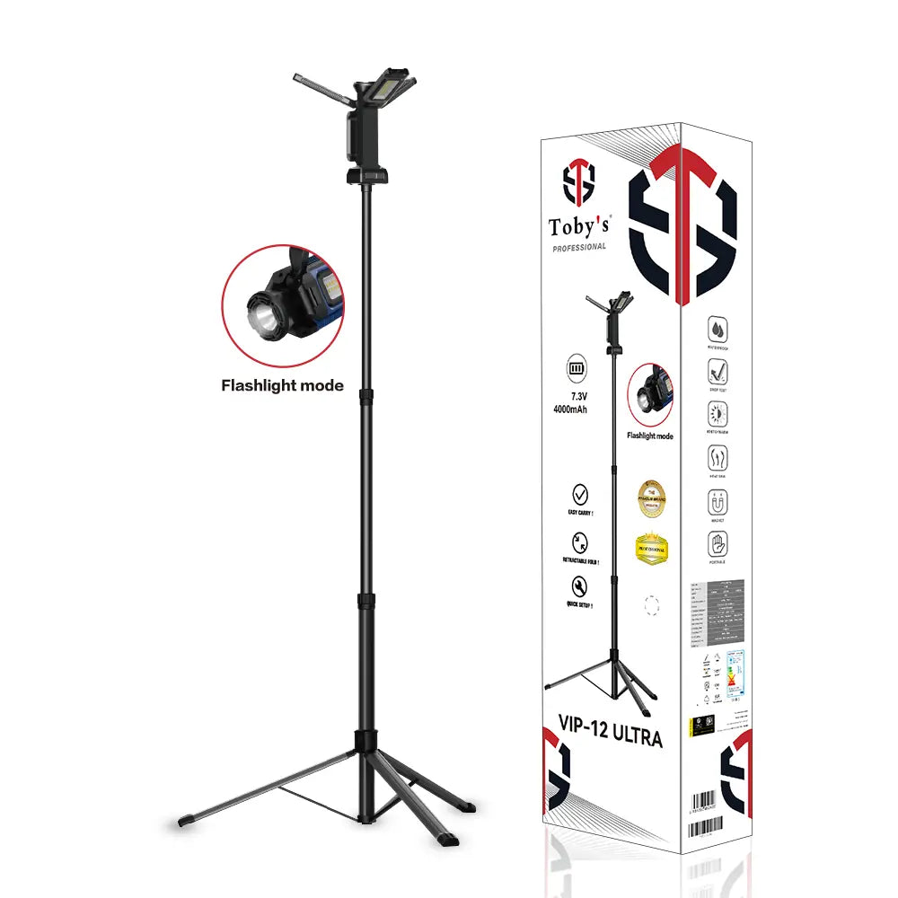Toby’s VIP-12 ULTRA 4000mAh Camping Light – Portable Outdoor Party & Picnic Lamp