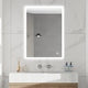 VM1050-70 LED Mirror 600*800 Aluminum Frame-103111 (Brushed Gold)
