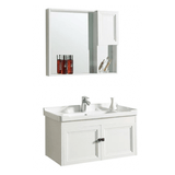 Wall Mount Vanity Bathroom Cabinet With Mirror - White