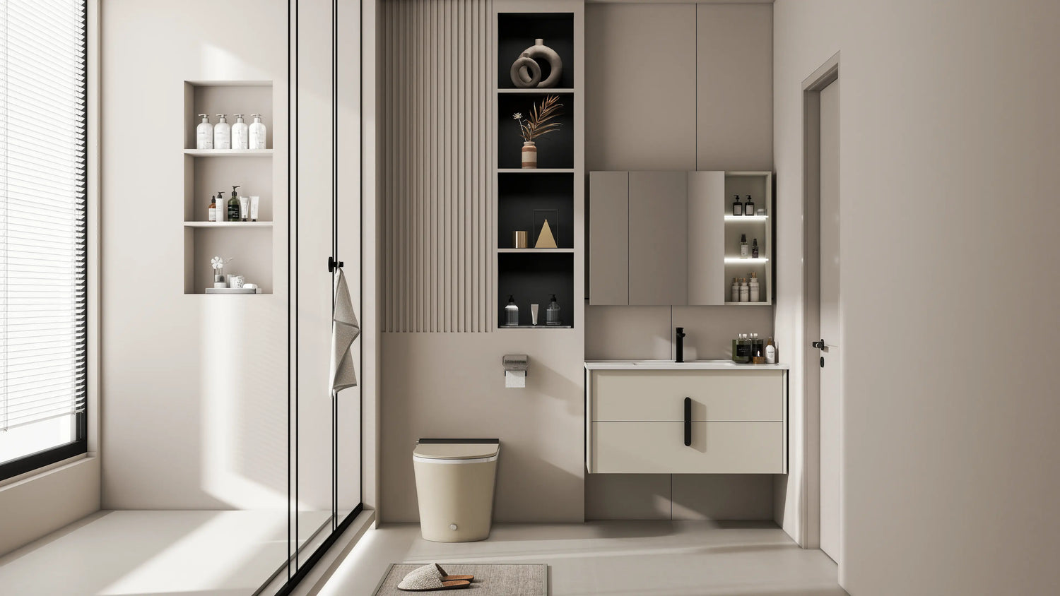 Vanity Cabinet with Mirror