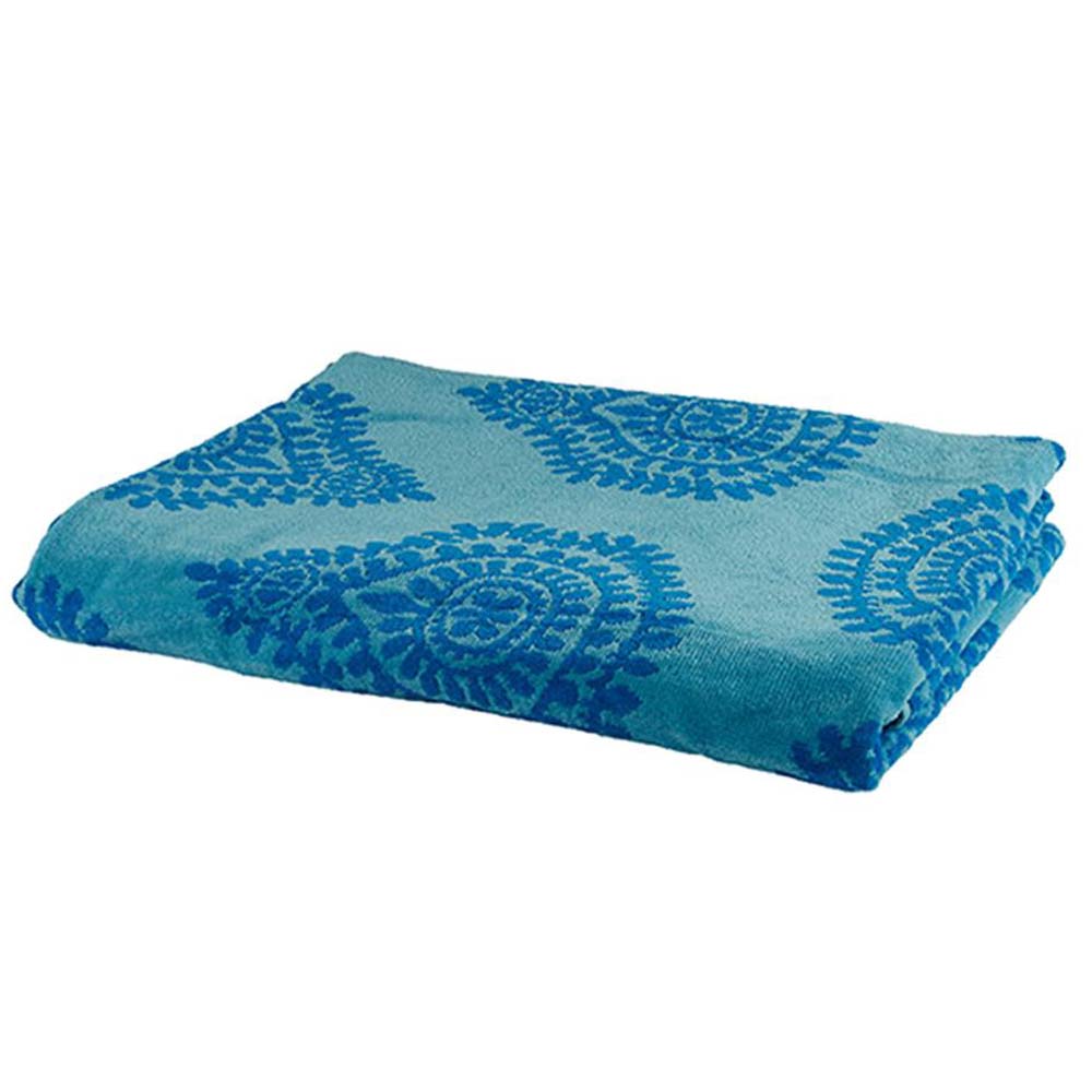 Velour Beach Towel In Assorted Colors