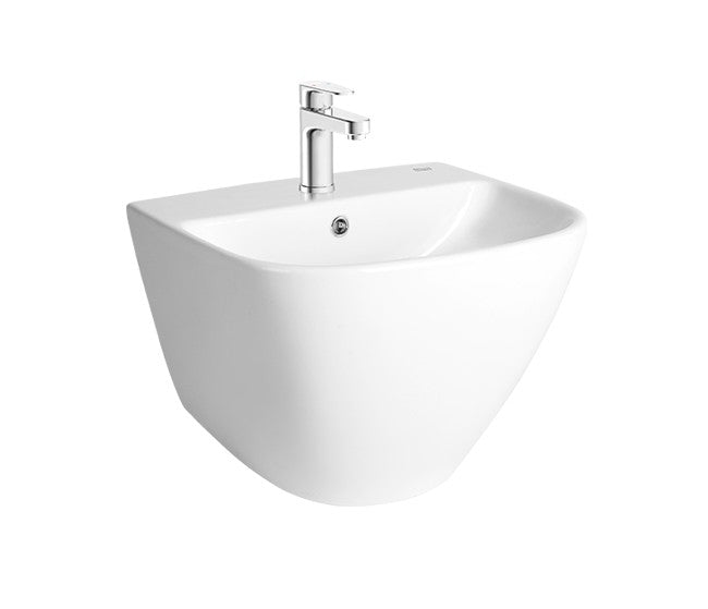 Wash Basin Wall Hung White