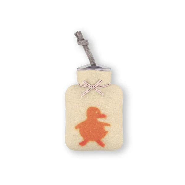 Dorothee Lehnen Mini Hot Water Bottle 0.2L – Chick Motif, Khaki