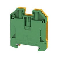 Weidmuller WPE 16 PE terminal, Screw connection, 16 mm?, 1920 A (16 mm?), Green/yellow Qatar