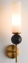 10677B-1W Wall Light – Brass Gold & Marble