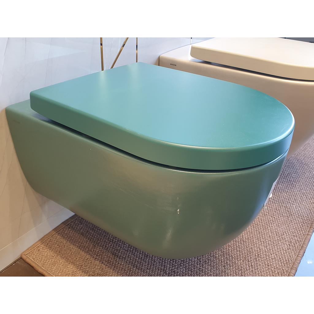 Wall Hung WC – Rimless Combo (Venezia 1295-027-0129 in Matt Green):