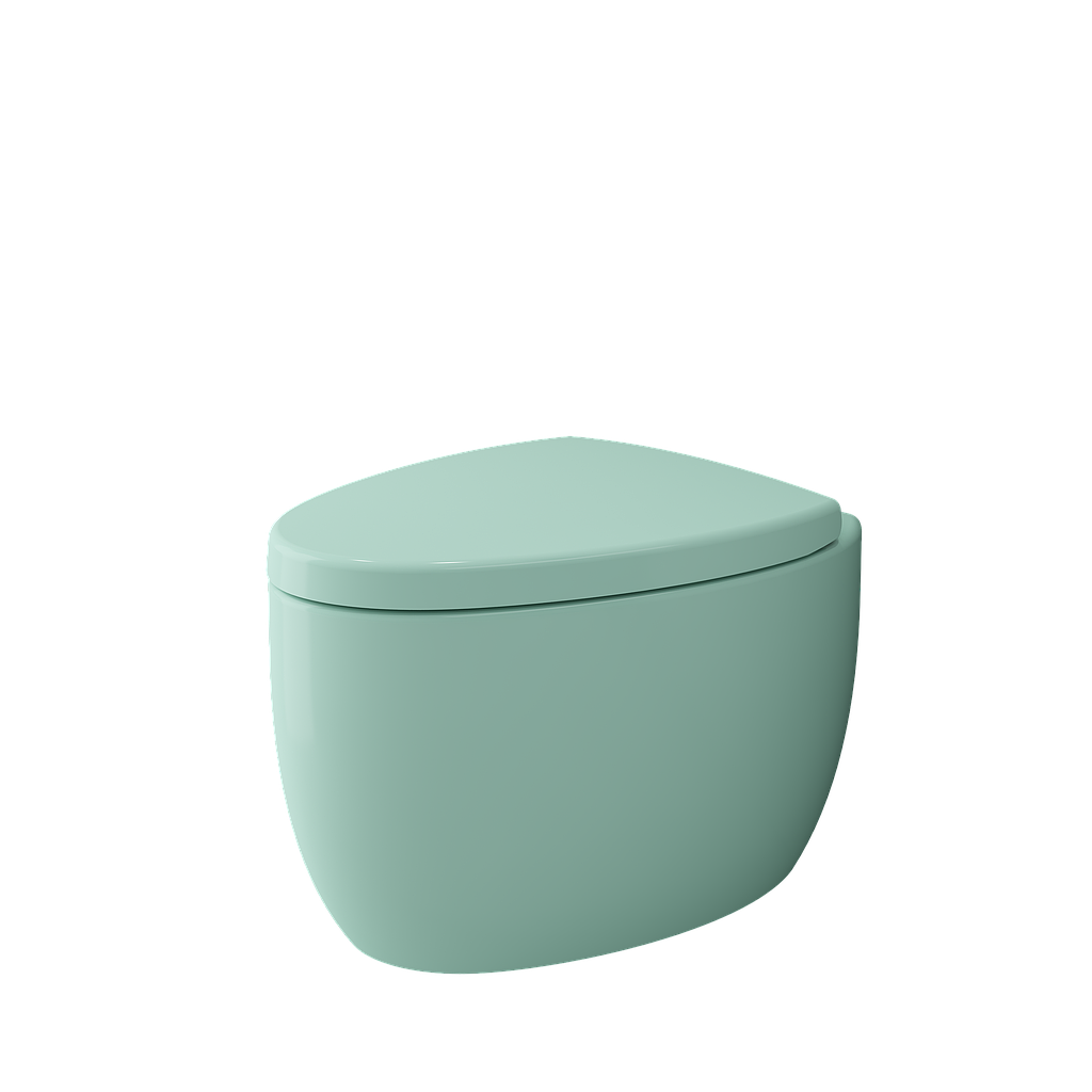 Wall Hung WC Pan Etna 1116-033-0129 (Mat Mint Green):