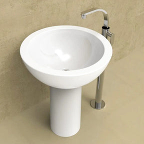 Fonte Wash Basin Full Pedestal BuyonBudget