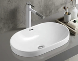 Wash Basin (Model: 1717S, White, 550×365×170mm)