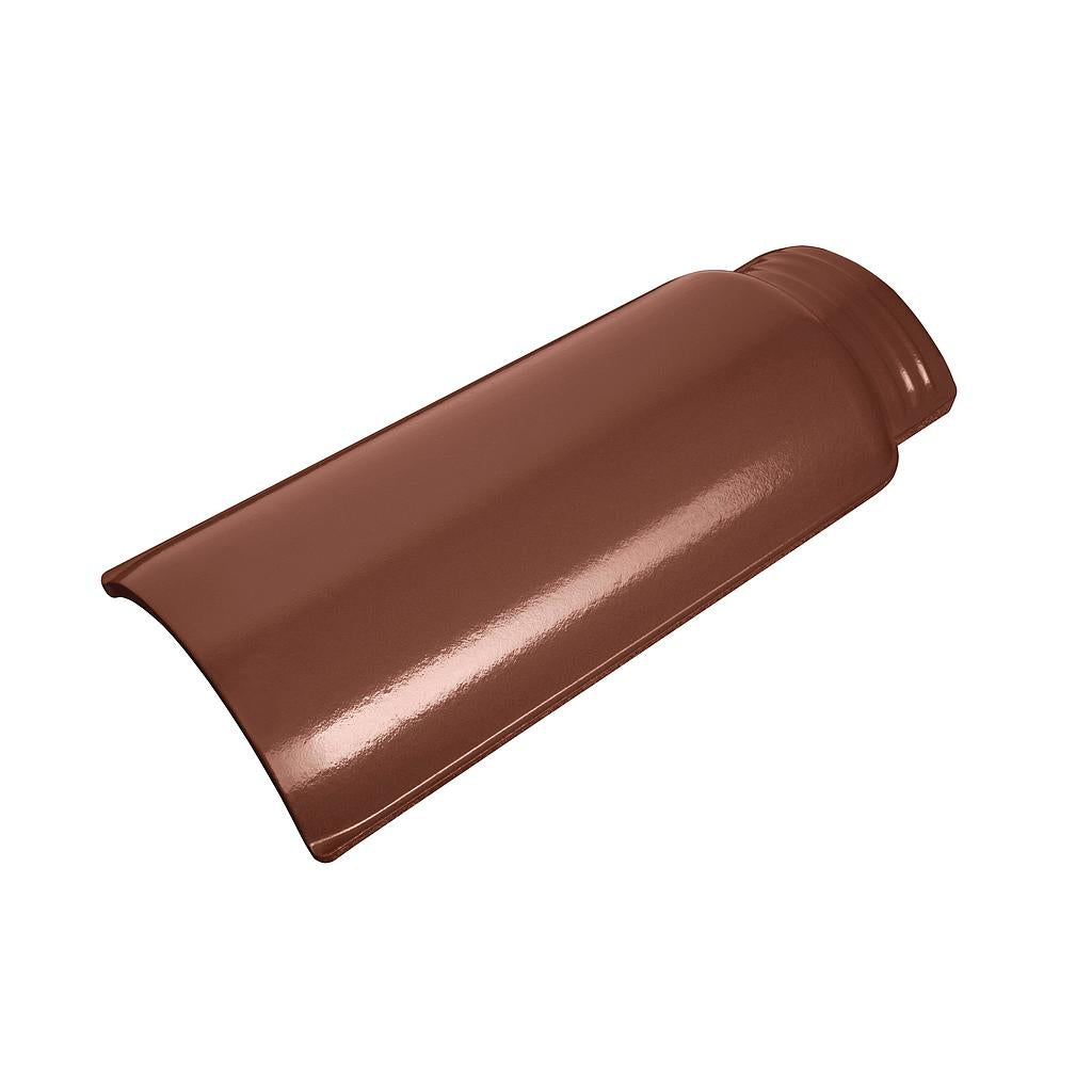 Wave Roof Ridge Tile – Burgundy