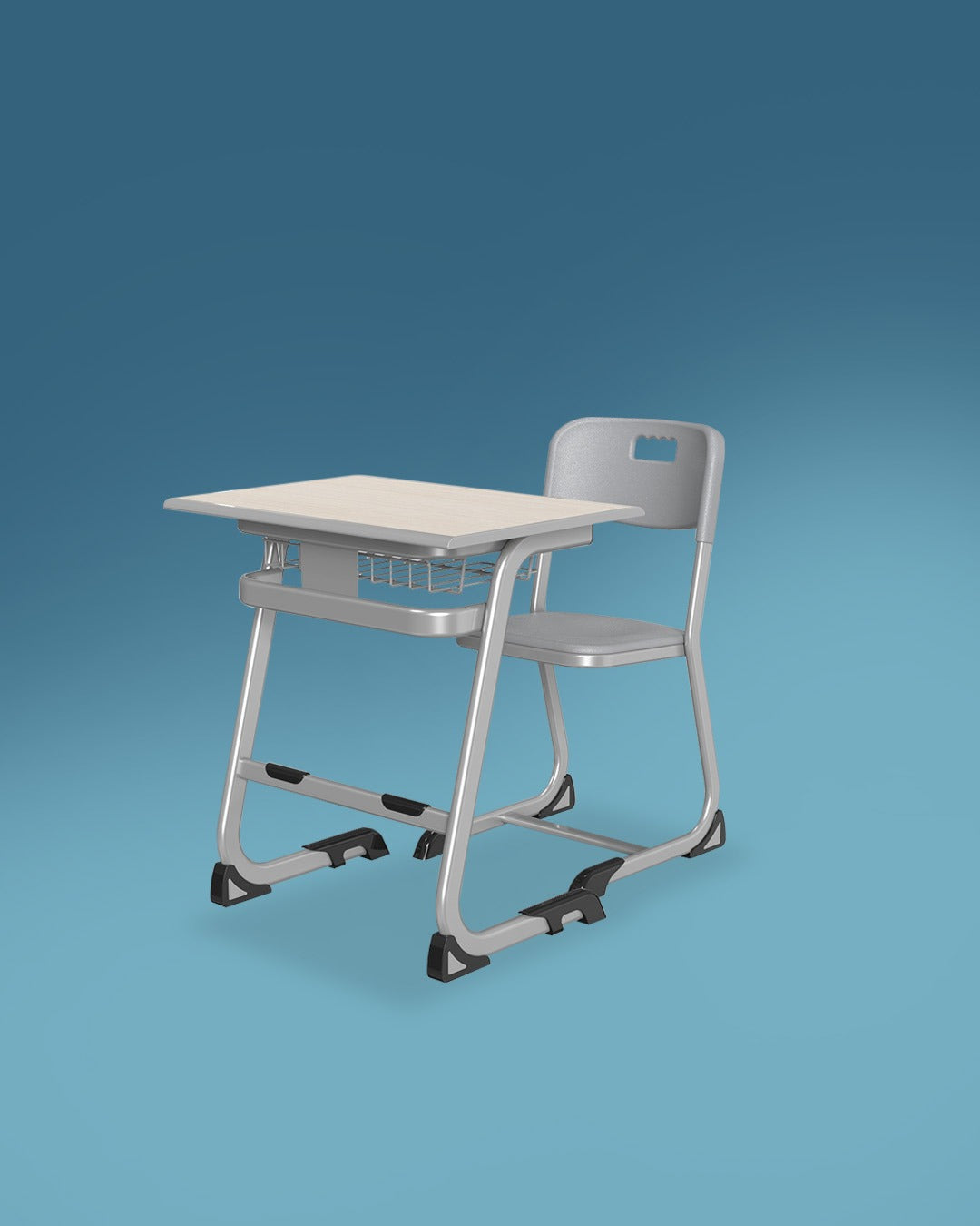 HY-0235 Desk & chair（fixed height）