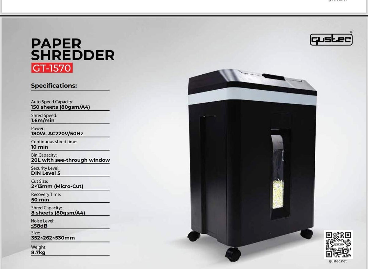 Paper Shredder GT-1570