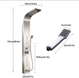 Rainfall Shower Panel – Modern Wall-Mounted Rain Shower System