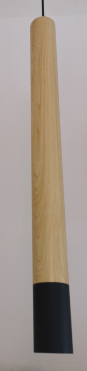 Woodern and Black Color Light