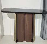 طاولة كونسول X2505، 150*42*76 سم (رخام أبيض)