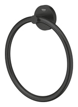 GROHE Essentials Towel Ring Matte Black 1024612430