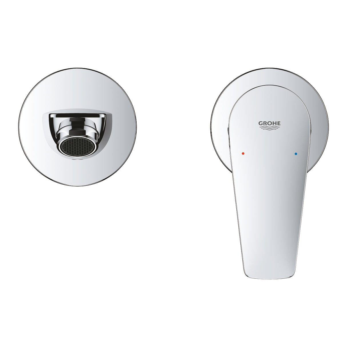 GROHE BauEdge Two-hole Basin Mixer 20474001