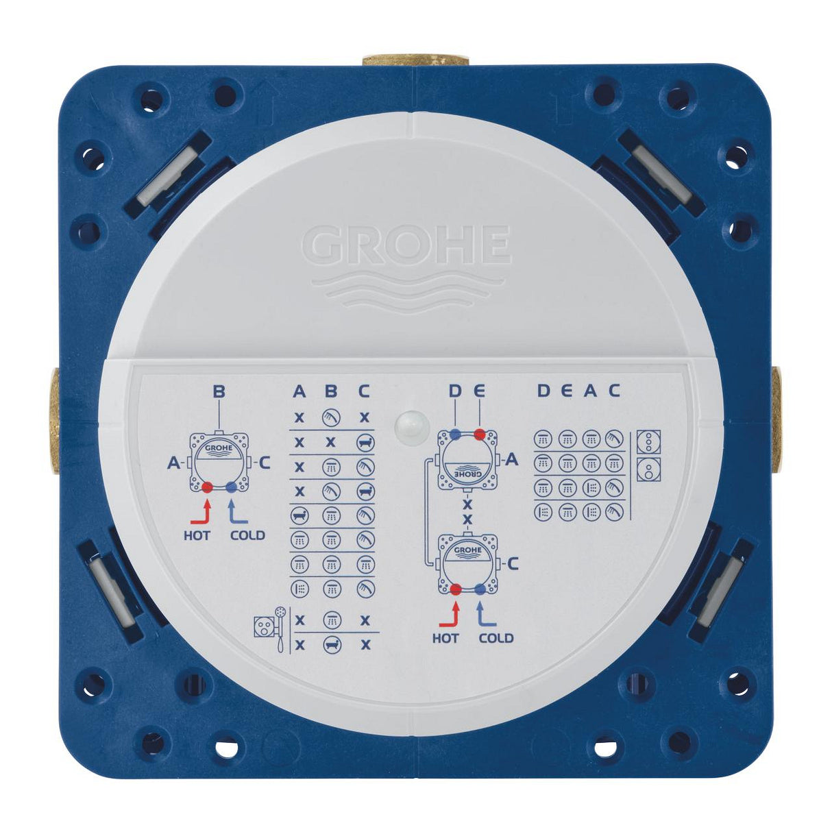 صندوق التثبيت العالمي GROHE Rapido SmartBox 1/2 بوصة