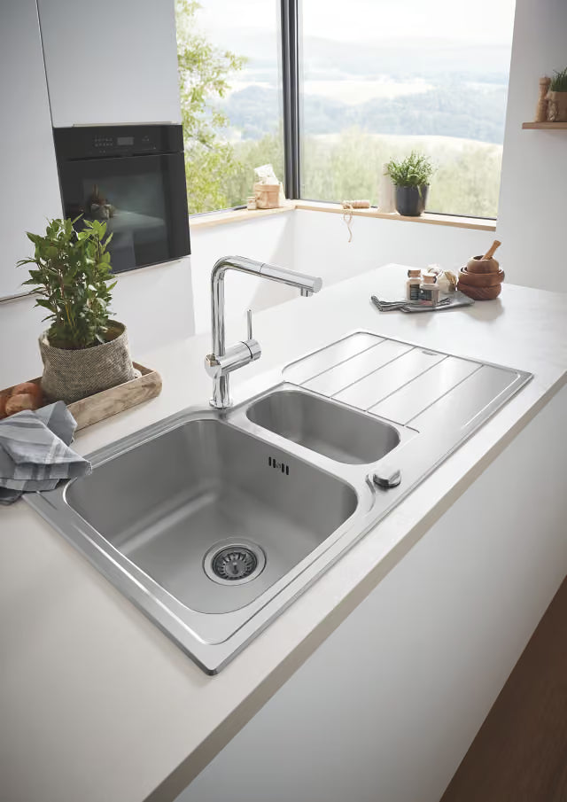 GROHE Minta 32168000 Chrome Pull-Out Kitchen Sink Mixer Tap
