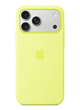 iPhone 17 Pro Max Silicone Case with MagSafe – Neon Yellow