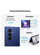 Galaxy Z Fold 7 Dual SIM Blue Shadow 12GB 512GB 5G - Middle East Version