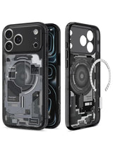 Ultra Hybrid MagFit iPhone 17 Pro Max Case Cover with MagSafe (2025) - Zero One Black