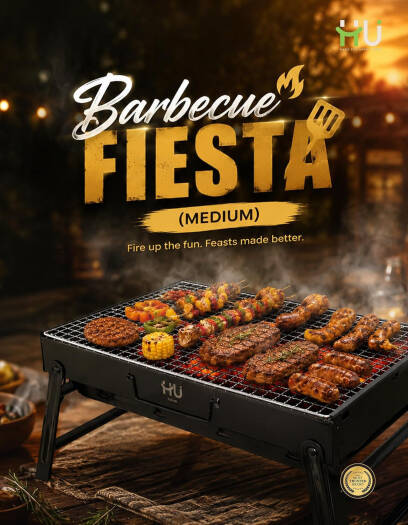 Barbecue Fiesta Portable Barbecue Stand HTO-1022 – Compact Outdoor BBQ Stand