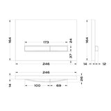 Sigma50 Dual Flush Plate