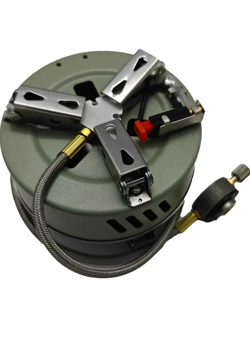 Toby’s Gas Stove-06 – 6800W Folding 3-Burner Camping Gas Stove with Piezo Ignition