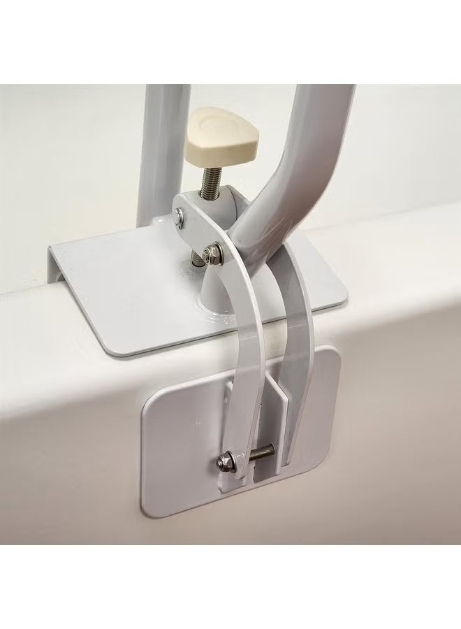 White Bathtub Rail Grab Bar