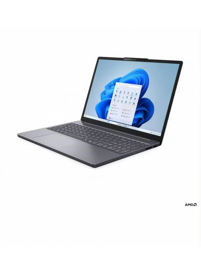 Lenovo IdeaPad Slim 3 15.3-Inch WUXGA Laptop, AMD Ryzen 7-7735HS, 16GB RAM, 512GB SSD, AMD Radeon 680M Graphics, Windows 11 Home, English/Arabic, Luna Grey