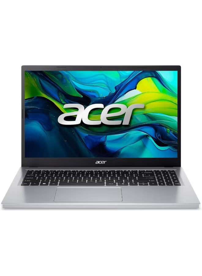 Acer Aspire Go 15.6" FHD Laptop Intel Core i3-N305, 8GB RAM, 256GB SSD, Intel UHD Graphics, Windows 11 Home – Pure Silver