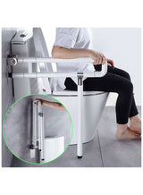 Foldable Drop Down Toilet Grab Bar
