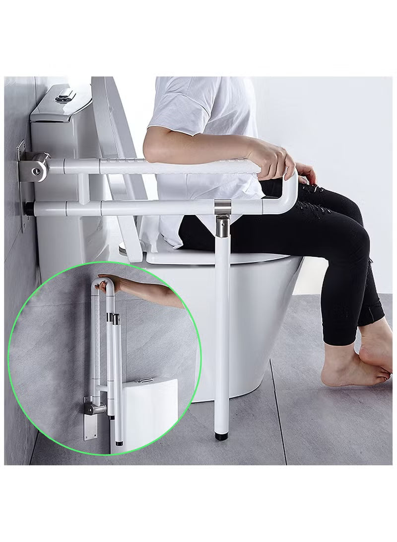 Foldable Drop Down Toilet Grab Bar