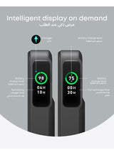 MagGo Power Bank, Qi2 Certified 15W Ultra-Fast MagSafe-Compatible Portable Charger, 10,000mAh Battery Pack with Smart Display and Foldable Stand, For iPhone 17/1615/14 Only(USB-C Cable Include)