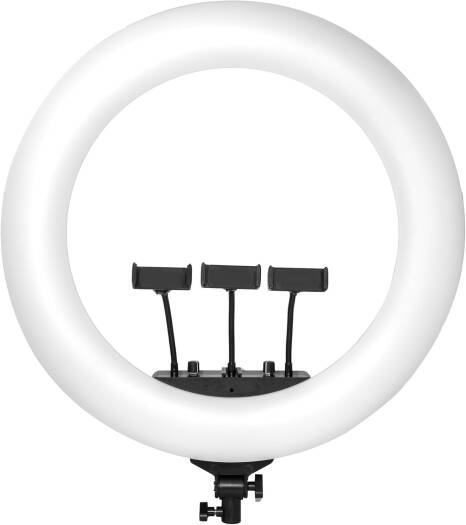 HU RGB LED Soft Ring Light 450mm HAC-1022 – Remote Control, 360° Rotation & Adjustable Color Modes
