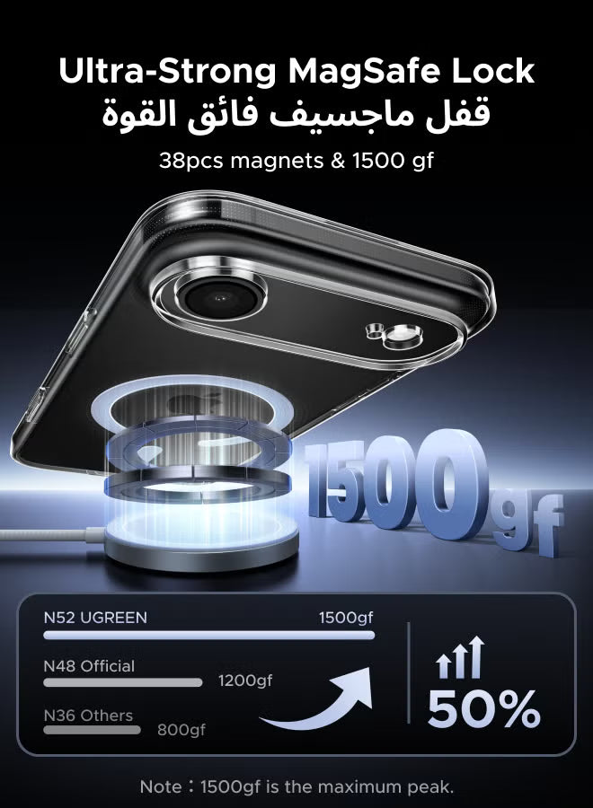 iPhone Air Case Magsafe Strong Magnet Upgraded Shutter Button Delay Yellowing iPhone Air Cover Military-Grade Protection Wear-Resistant 17 Air Case Magnetic Compatible with Magsafe Accessory