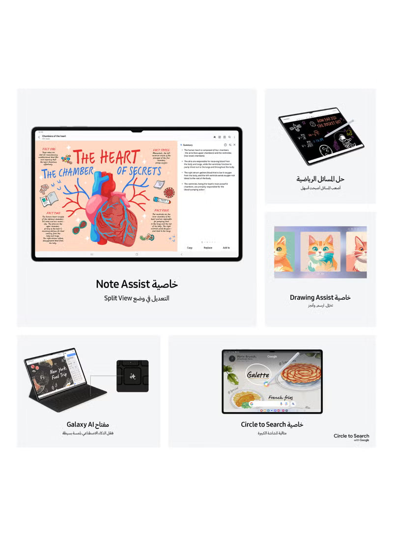 Galaxy Tab S10 Ultra Moonstone Gray 12GB RAM 256GB 5G - International Version