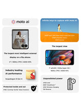 Razr 60 Ultra 5G Dual SIM Scarab 16GB RAM 512 GB With Free (Moto Buds Plus + 6 Months Screen Damage Protection) - Middle East Version