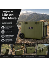 Toby’s TR-55 – 55L Portable Mini Freezer 12V Refrigerator for Camping & Travel