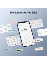 NIIMBOT D11 0.5 Inch Label Maker Machine with Tape - Versatile Labeling Solution