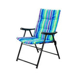Alm Luxury Camping Chair Strip Color
